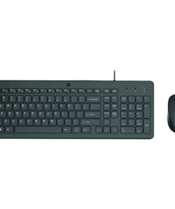 HP 150 WIRED MOUSE AND KEYBOARD COMBO SET ENGLISH - BLACK
