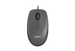 LOGITECH M100 CORDED USB MOUSE GREY