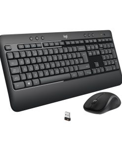 LOGITECH MK540 ADVANCED WIRELESS KEYBOARD AND MOUSE - BLACK